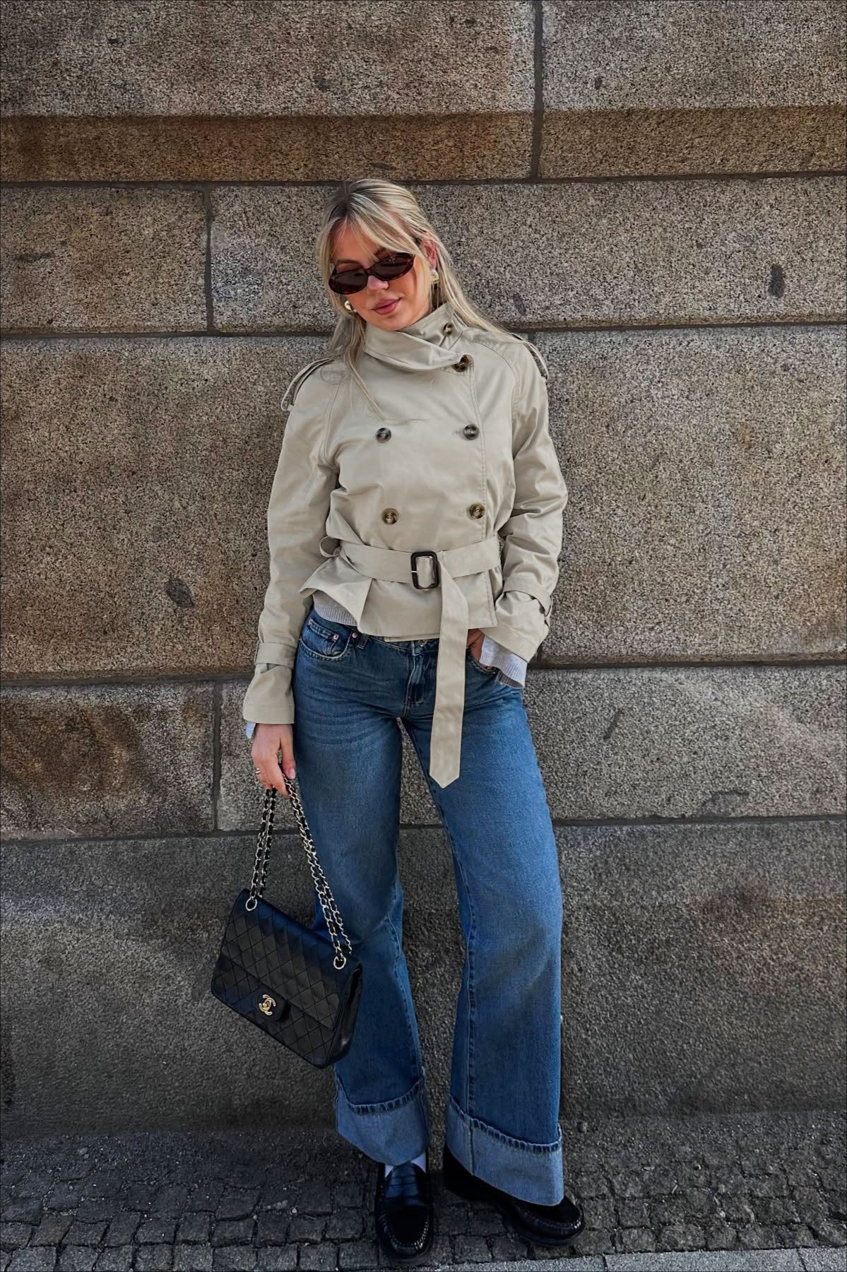 WW | Collar-Belt Short Jacket