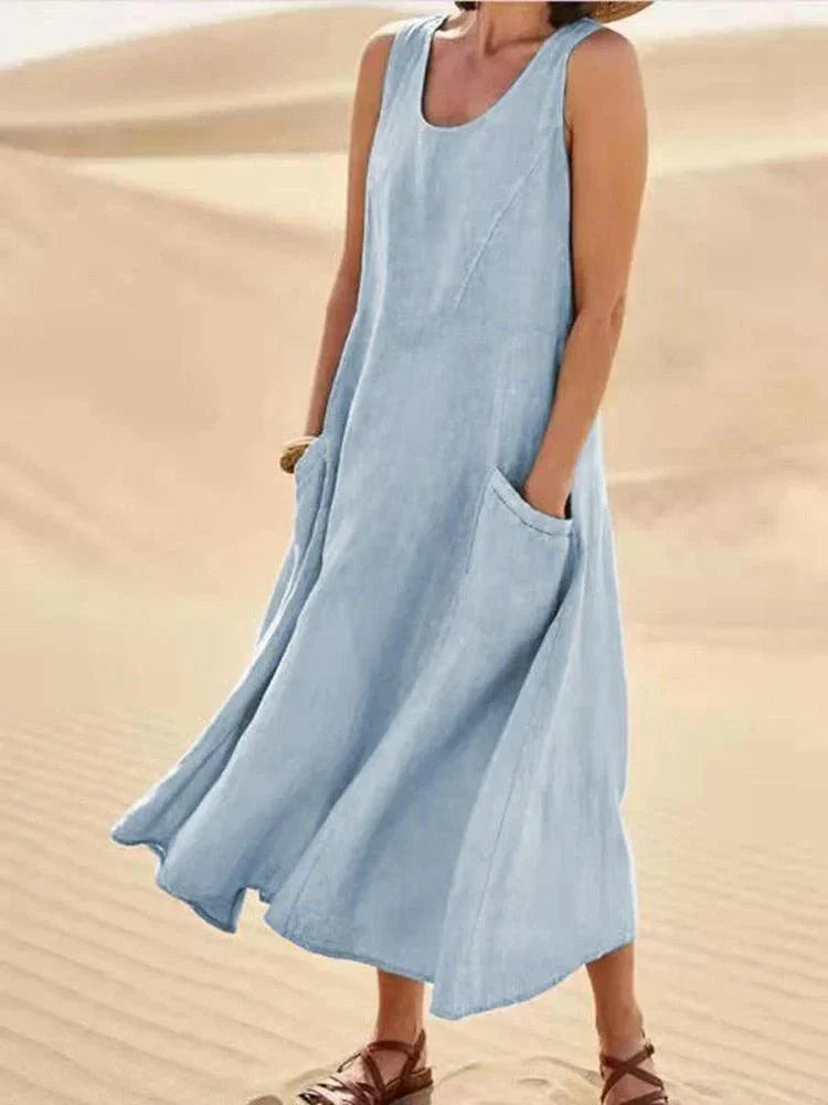 WW | Luftiges Sommerkleid mit Taschen