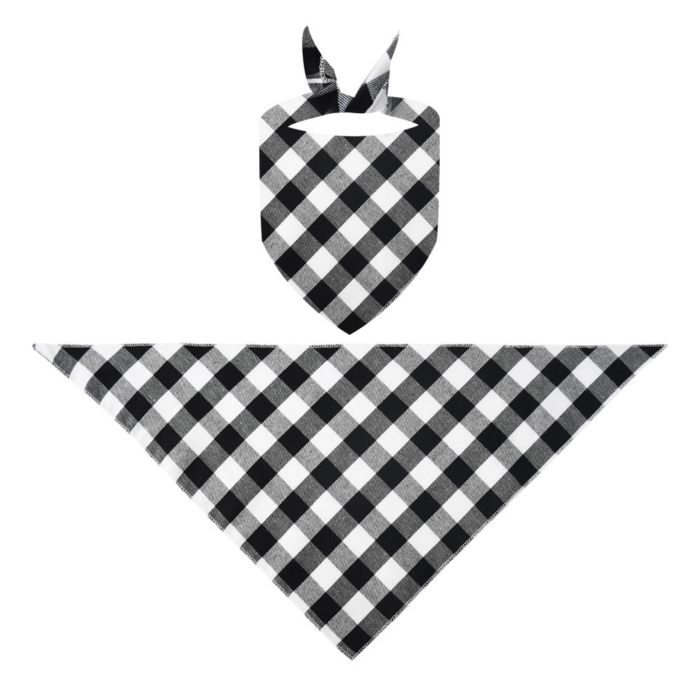 WW | Couple Black and White Plaid Matching Pajamas "Let it Snow" Text and Snowman Prints
