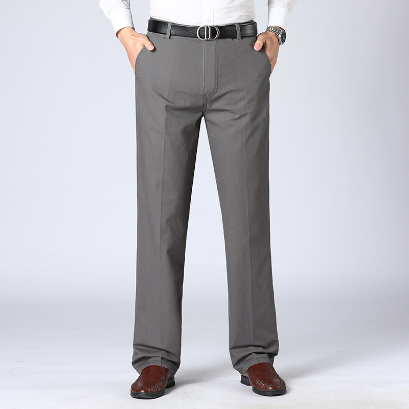 WW | Tailored Fit Straight Leg Crease Cotton Blend