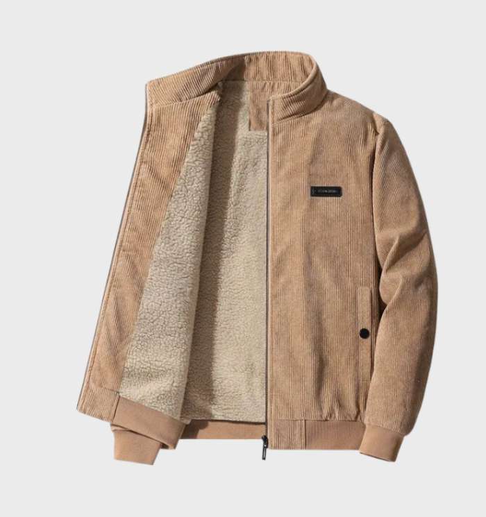 WW | Corduroy leisure jacket with fleece lining