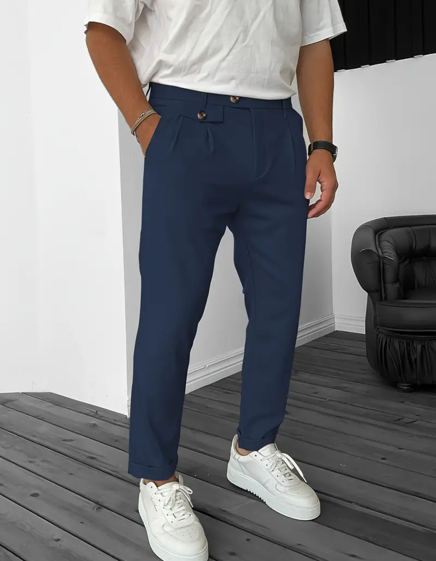 WW | Men's Comfortable Trousers Black