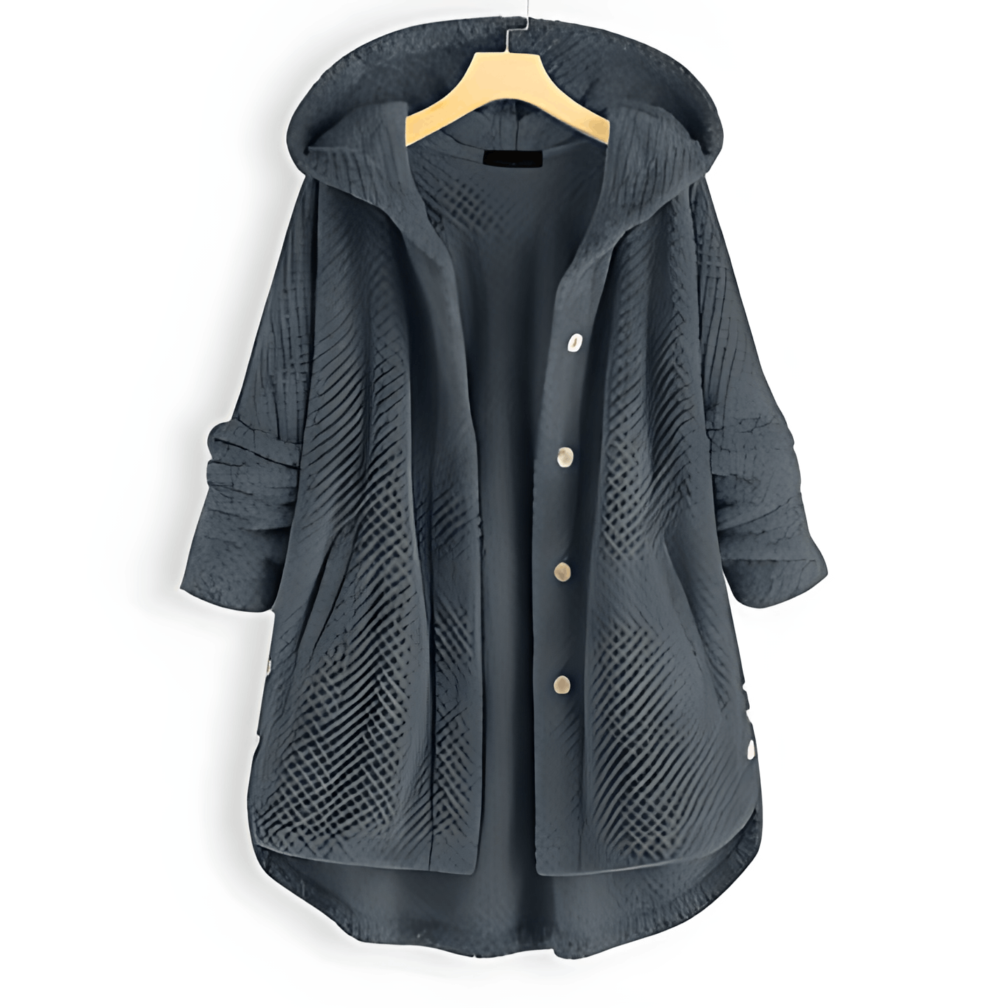 WW | Fleece Strickjacke mit Kapuze