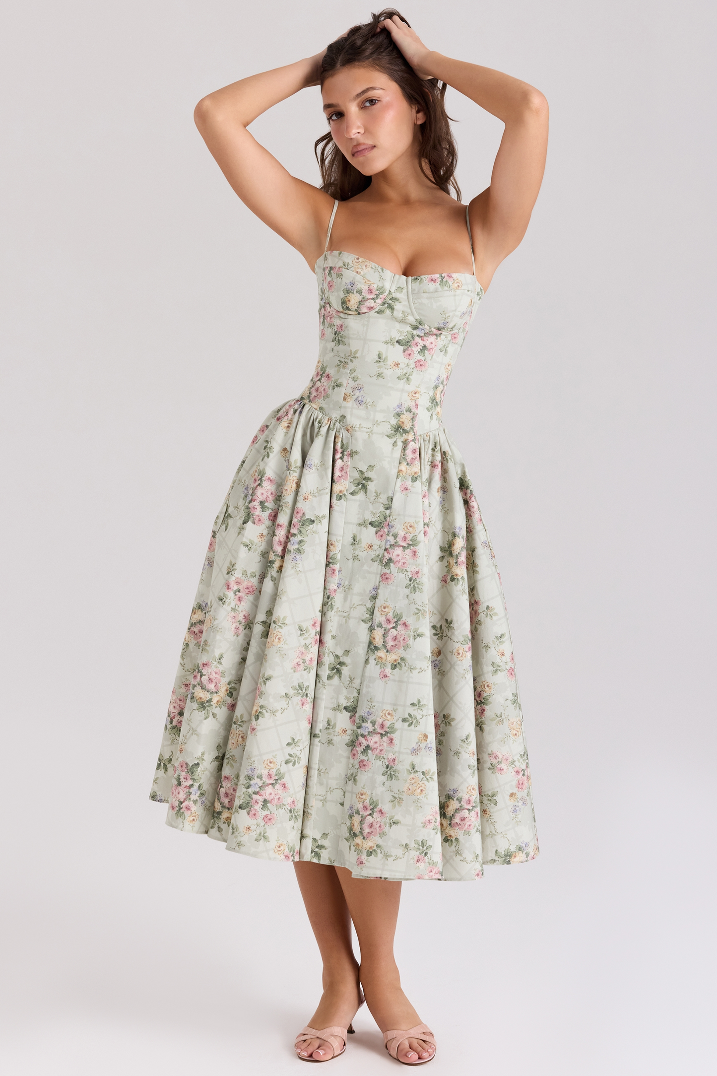 Coralie™ | Floral Corset Dress