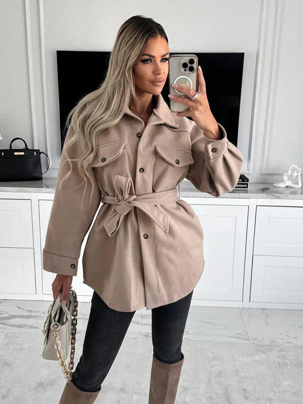 WW | Coat with belt