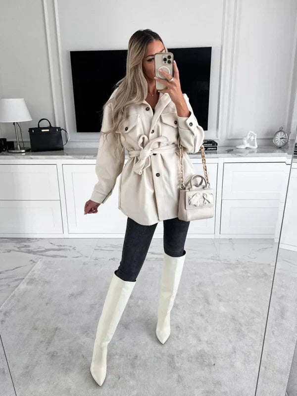 WW | Coat with belt