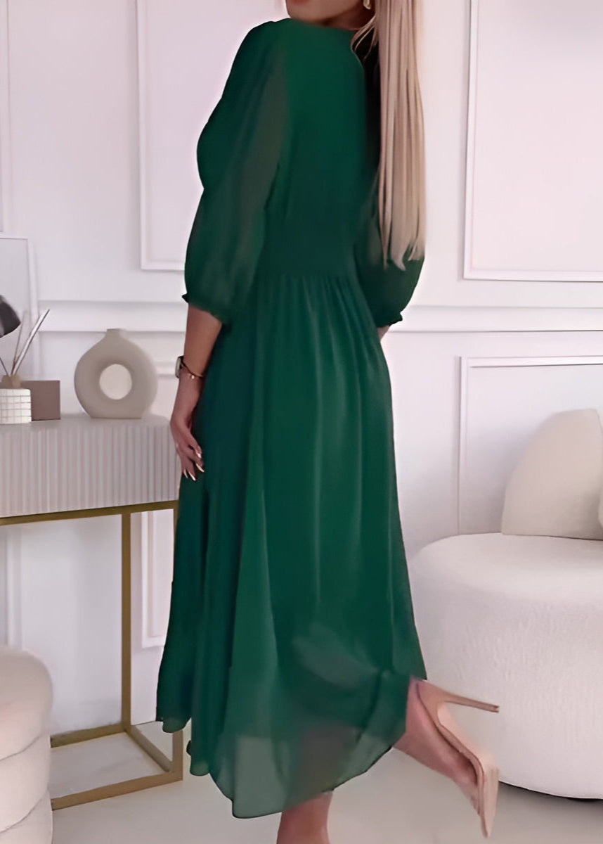 Gaby – Leichtes, seidiges Chiffonkleid