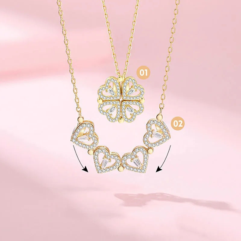 WW | Clover Heart Necklace