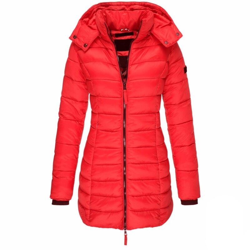 WW | Women's Long Down Coat in Blue