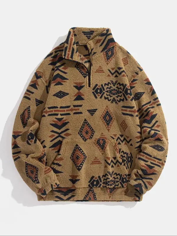 WW | Patterned Fleece Pullover