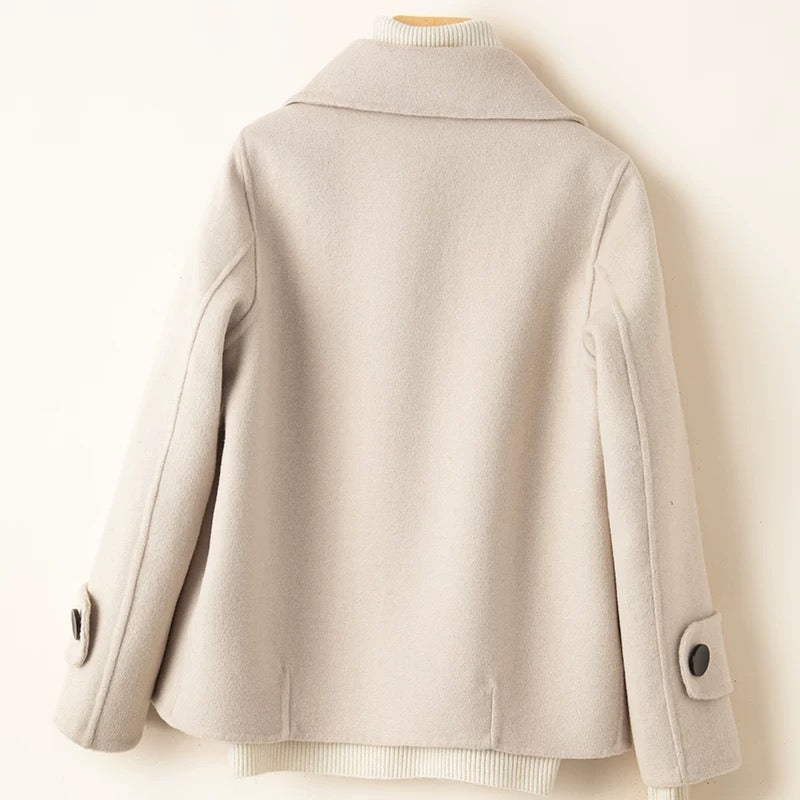 WW | Wool Fitted Double-breasted Short Length Classic Look