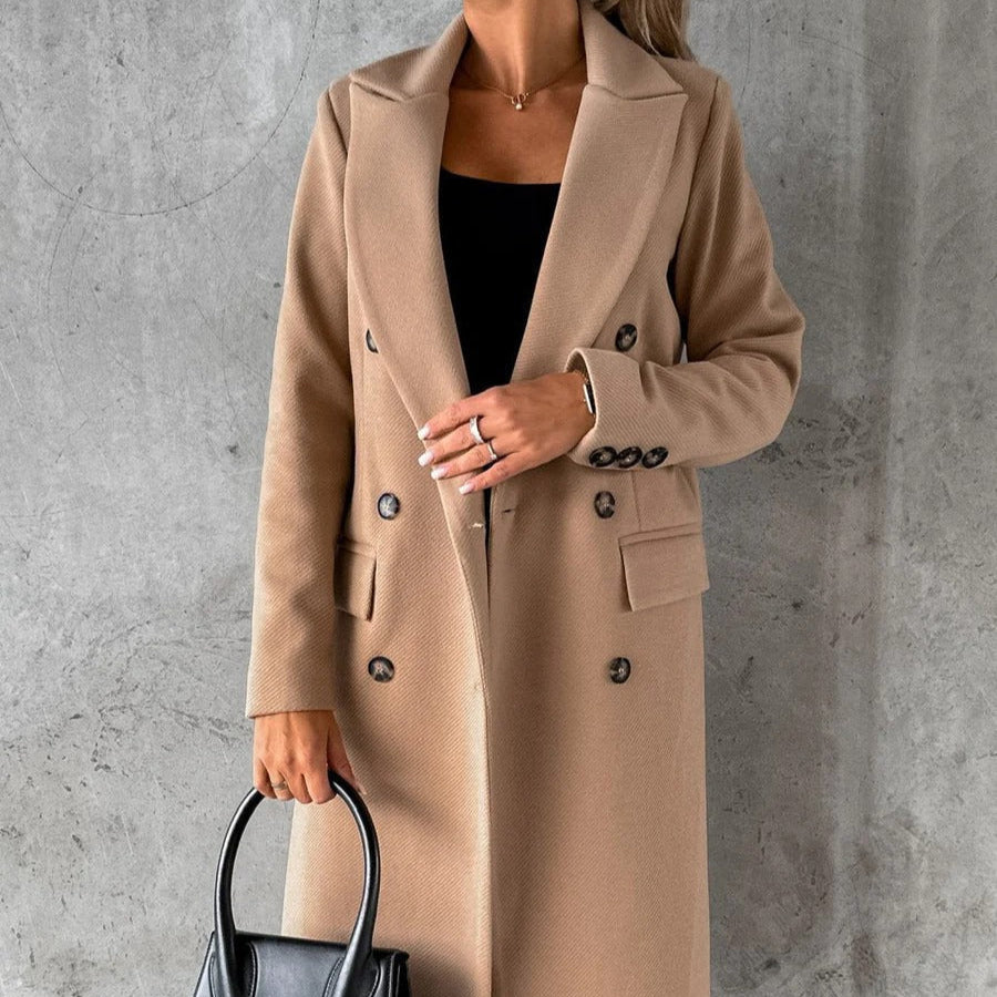 WW | Damen Tailored Fit Longline Jacke Wollmix
