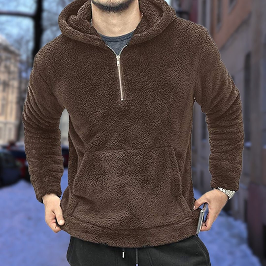 WW | plush hoodie for men