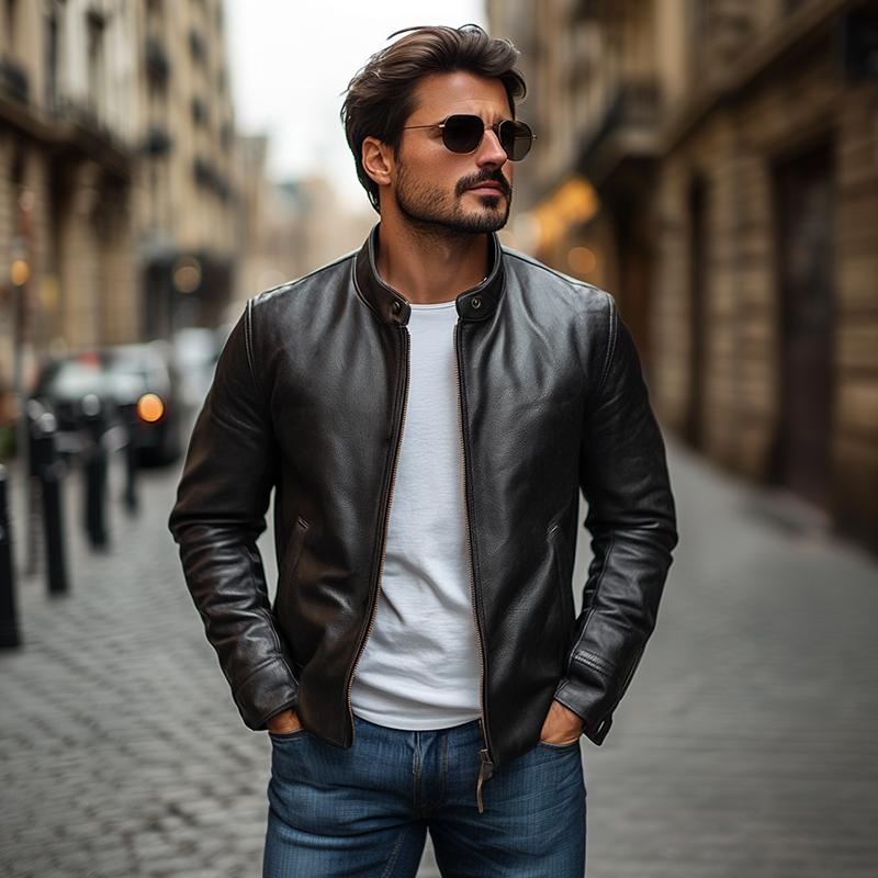 WW | Jacke - Modernes Slim Fit Design mit Stehkragen, Stilvolle Alltags- und Freizeitjacke