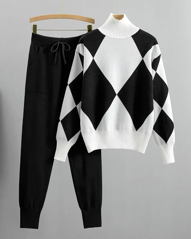 WW | Argyle Strick Set