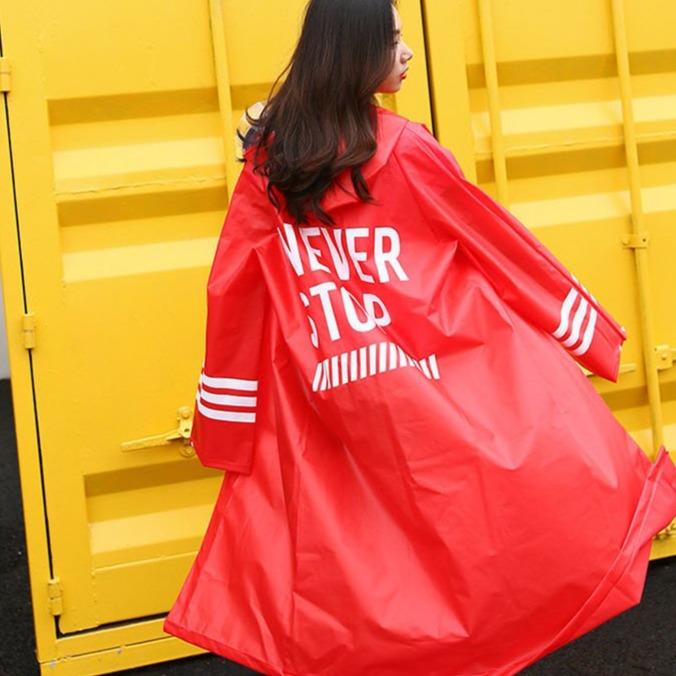 WW | Women's Rain Jacket with Lettering