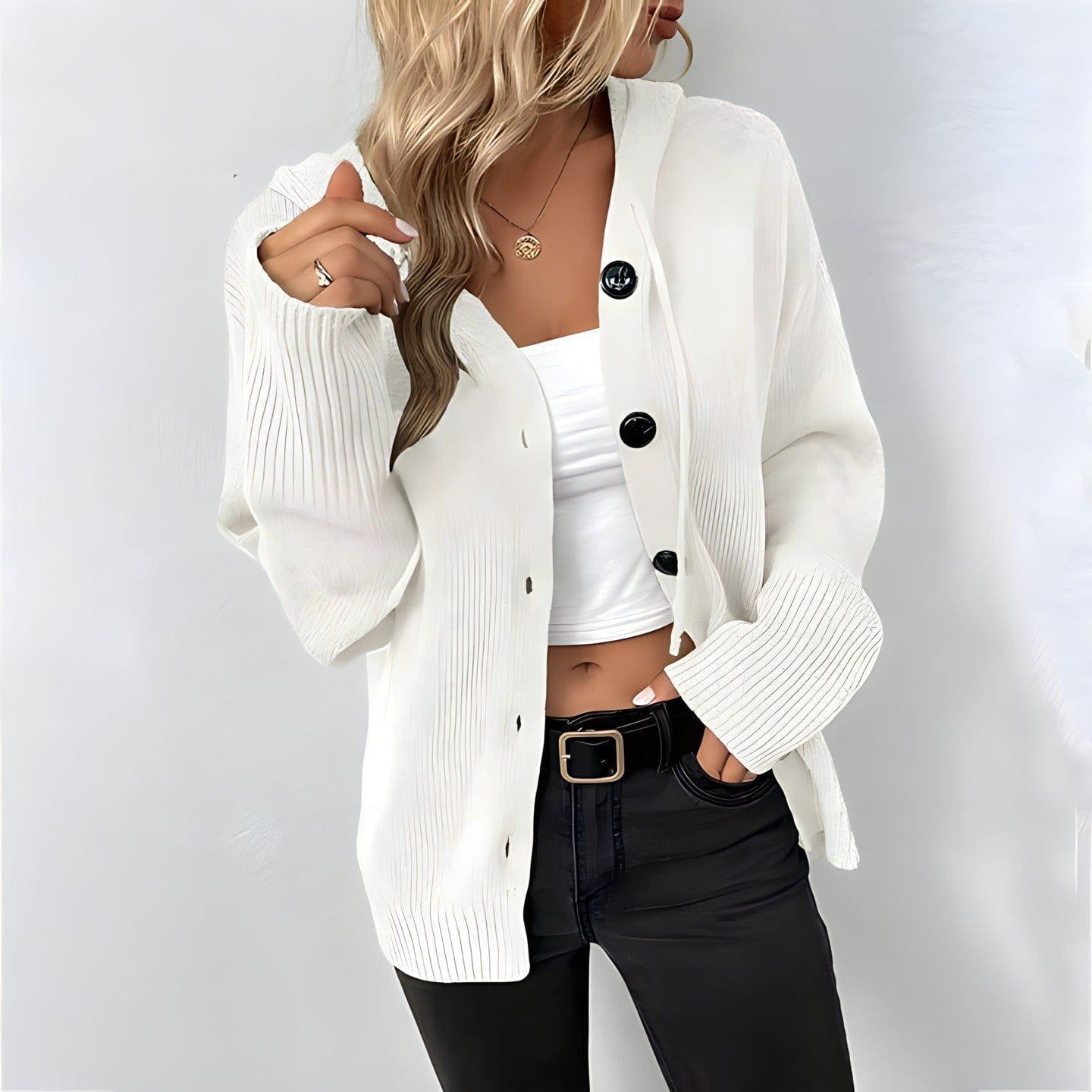 WW | Button Cardigan Chic Comfortable and Timeless
