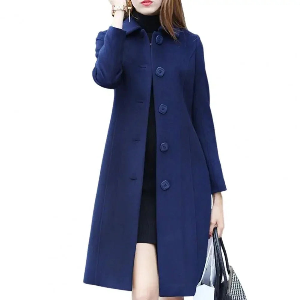 WW | Women's Coat Elegant Wool Blend Chic and Timeless