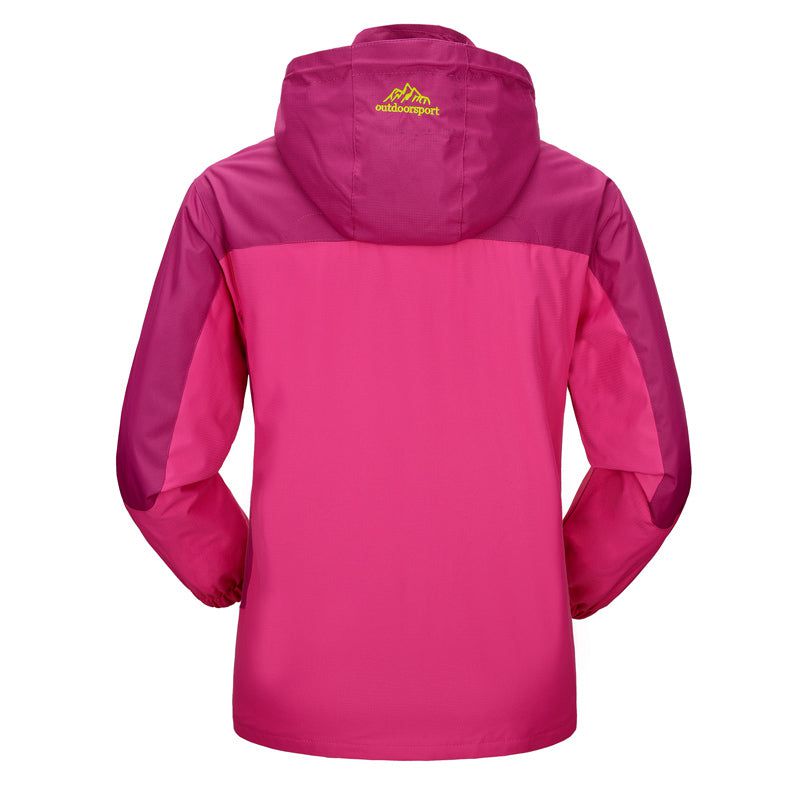 WW | Waterproof hiking jacket in Warm Rose and durable