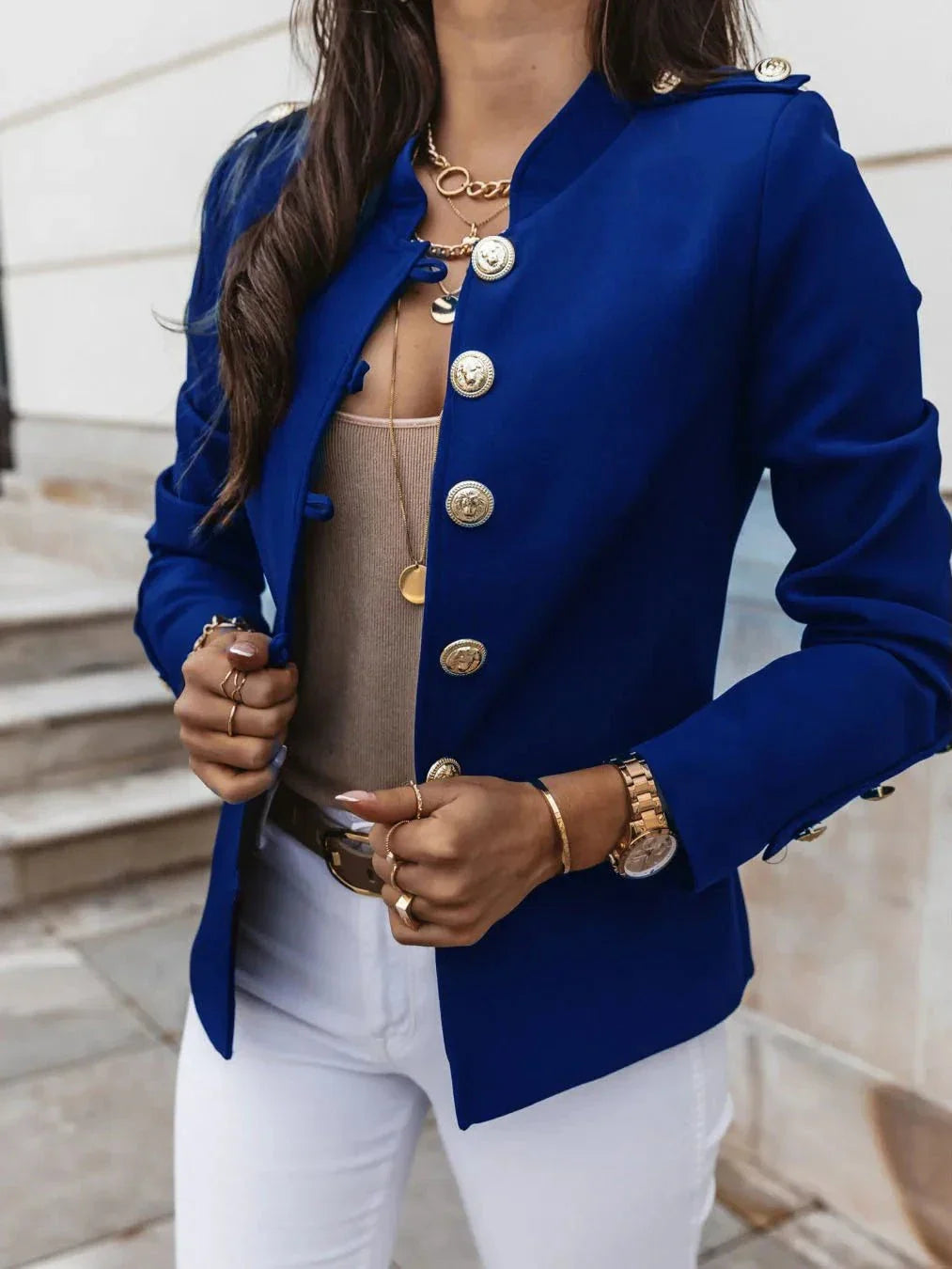 WW | Blazer Militärisch Chic Elegant Strukturiert und Trendy