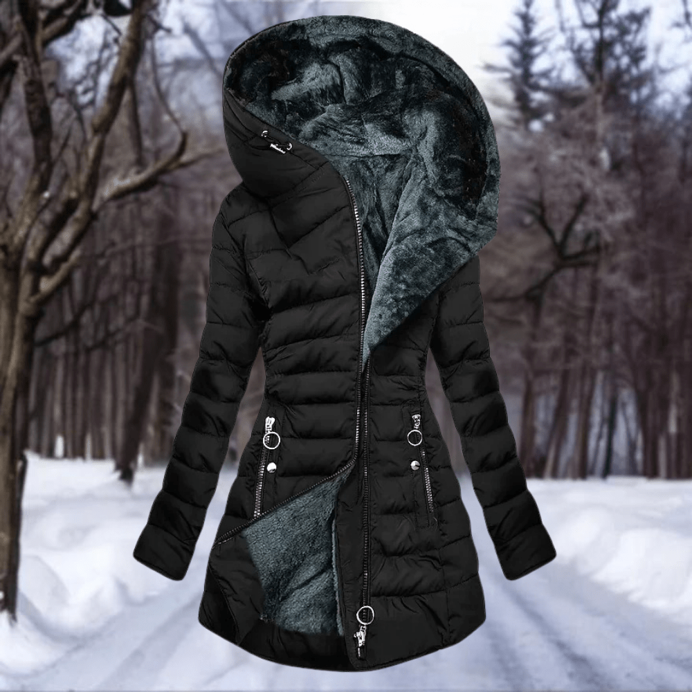 WW | Quilted coat with warm fleece lining elegant comfortable winter