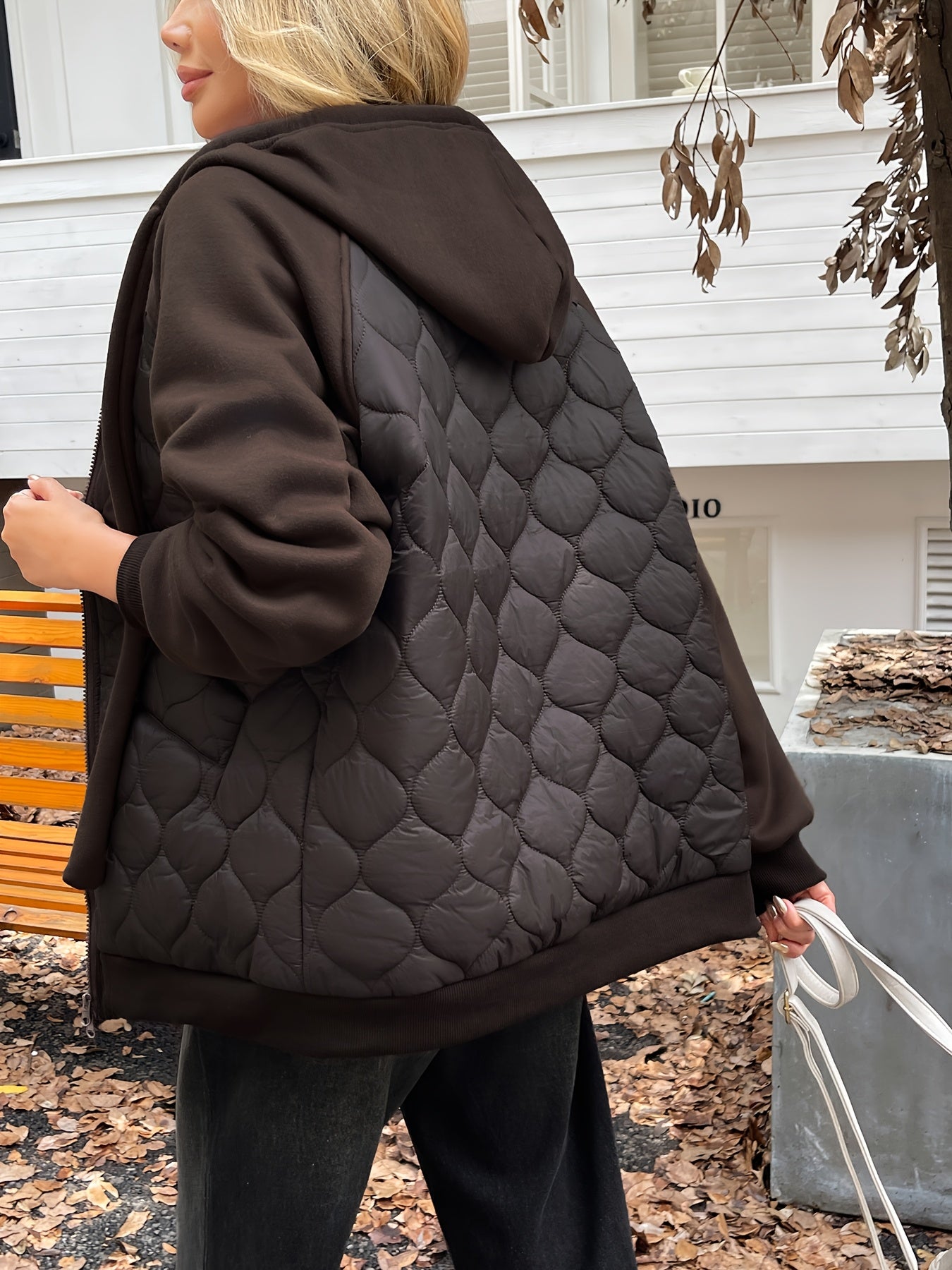 WW | Gestepptes Hoodie-Jacke