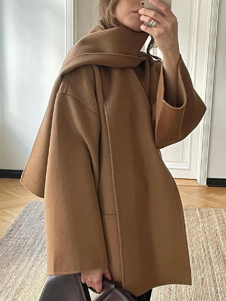 WW | Coat with Scarf