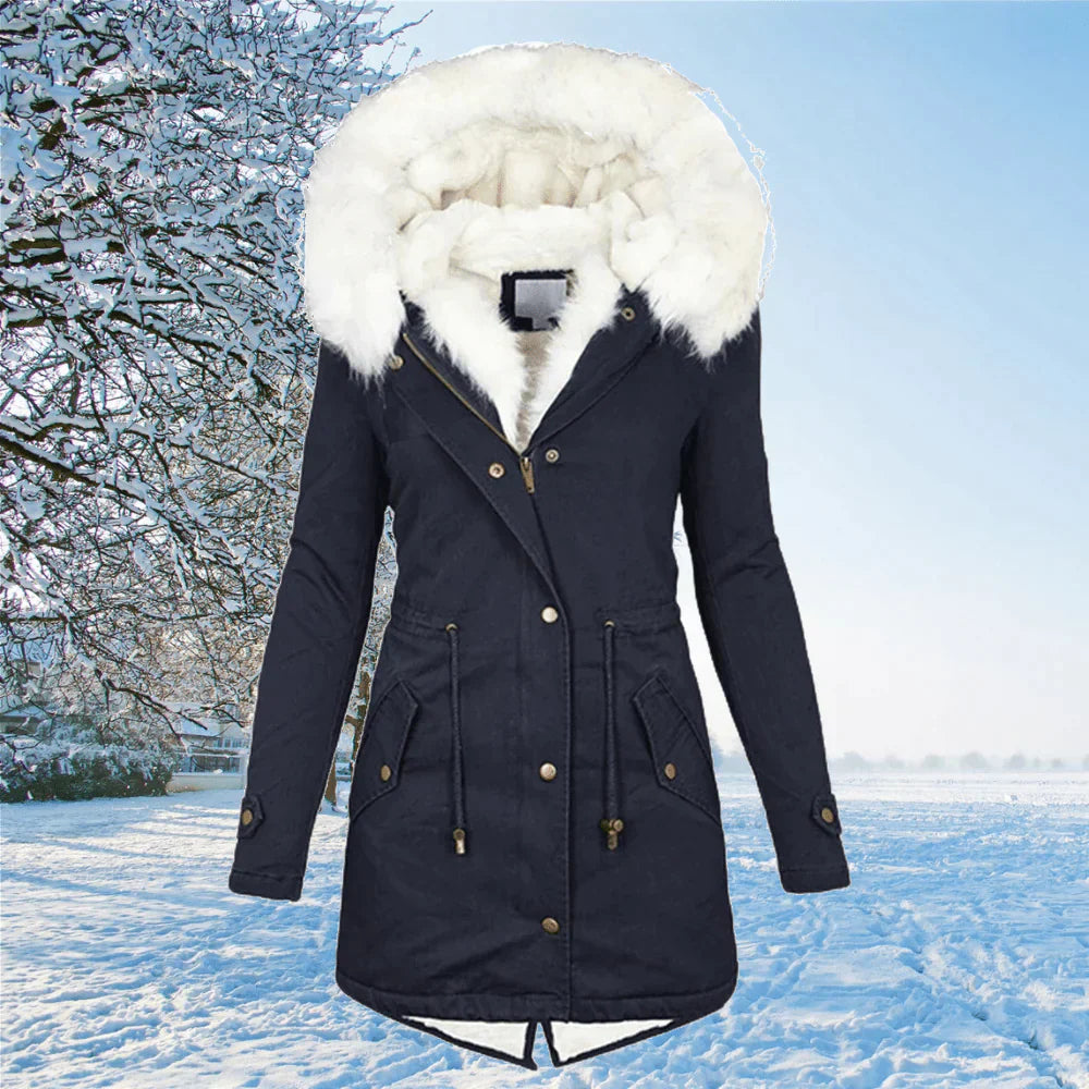 WW | Der neue Parka Jacke mit Kapuze und Fellfutter in Übergröße
