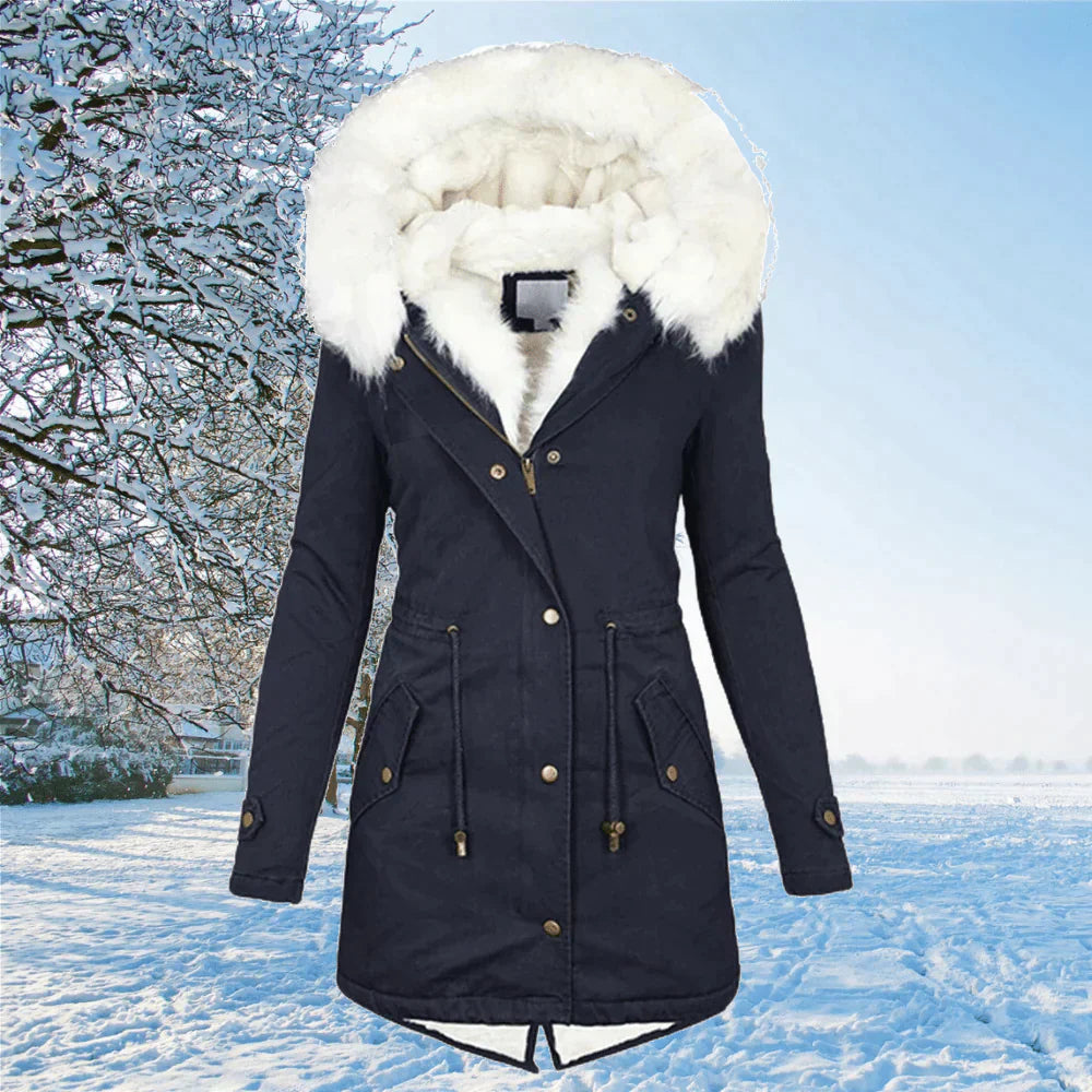 WW | Women's Parka Jacket with Fur Hood