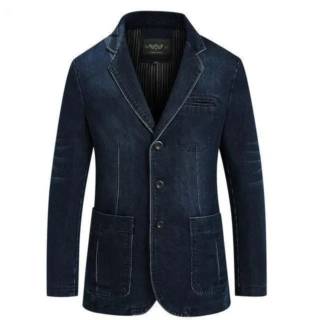 WW | Men's Blazer - Cowboy Denim Jeans Blazer