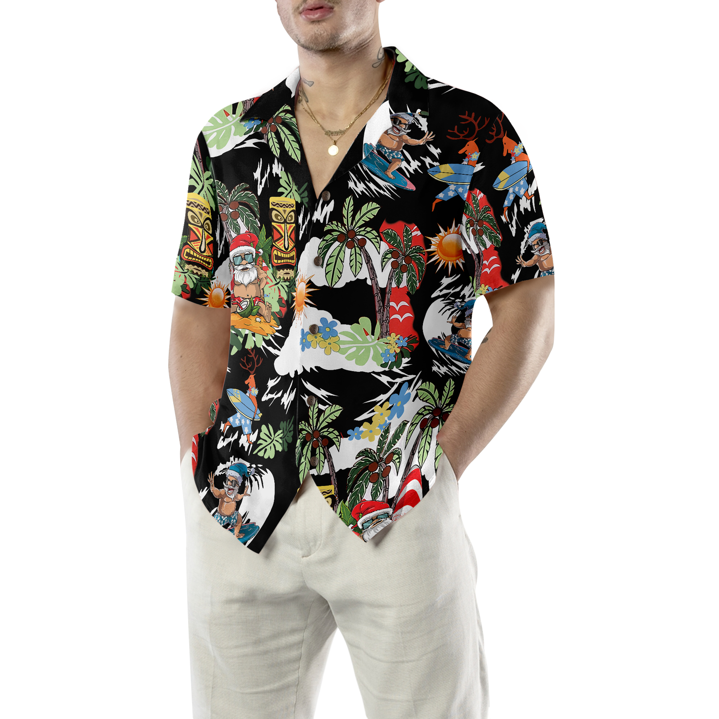 WW | Merry Christmas Santa Claus 9 Hawaiian Shirt