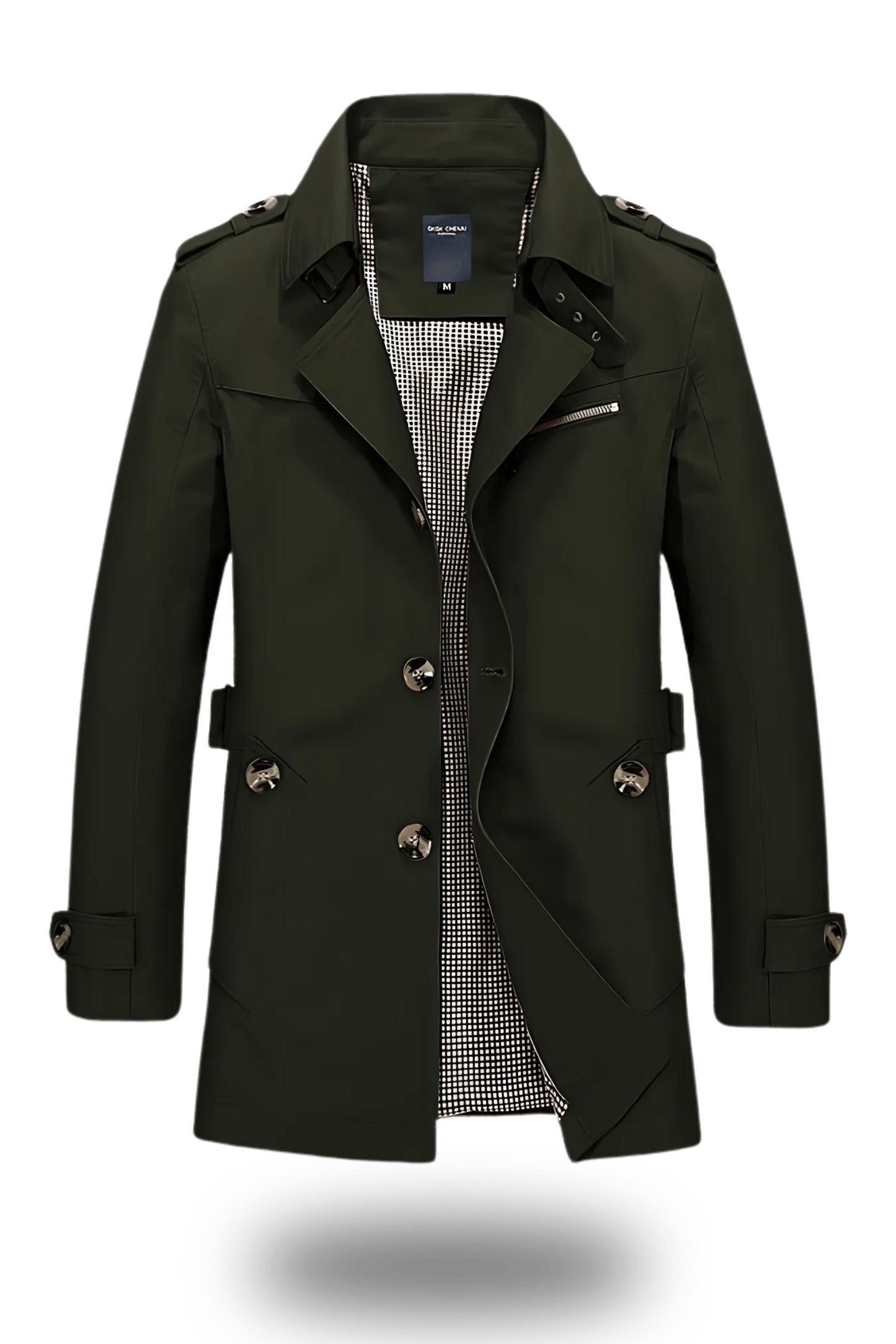 WW | Herren Doppelreiher Trenchcoat - Mittellang