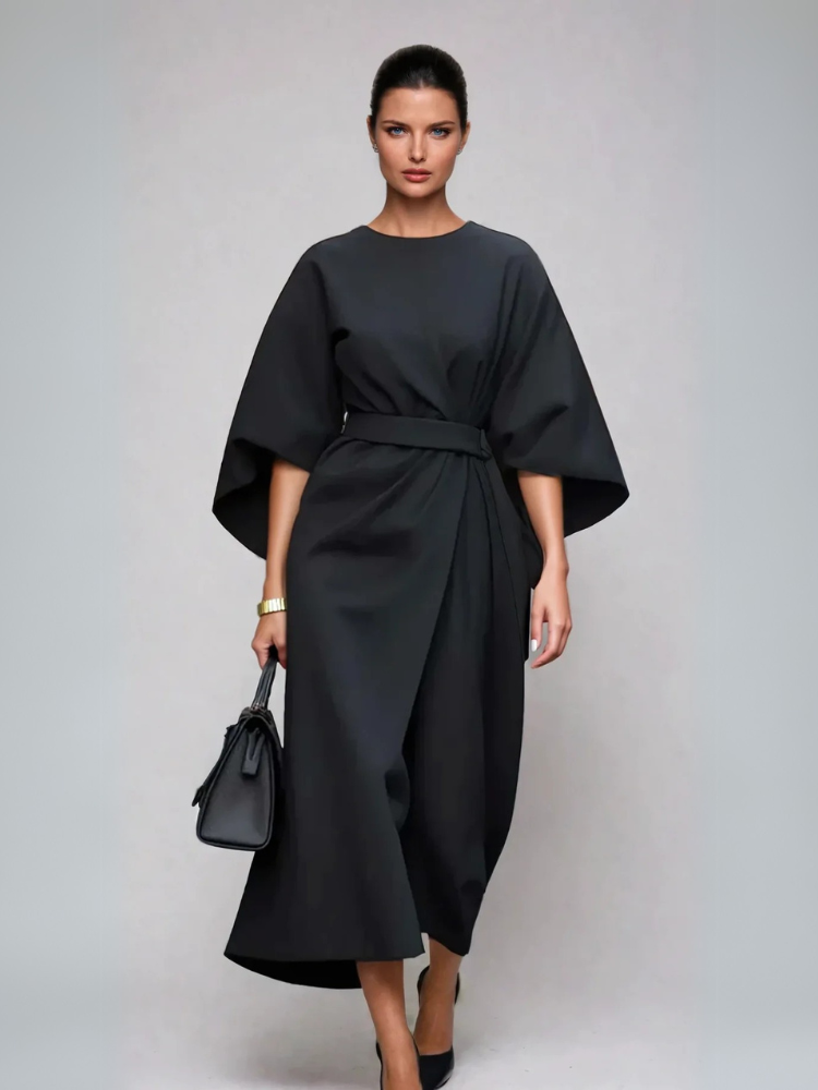 IONE | Maxikleid mit Laternenärmeln