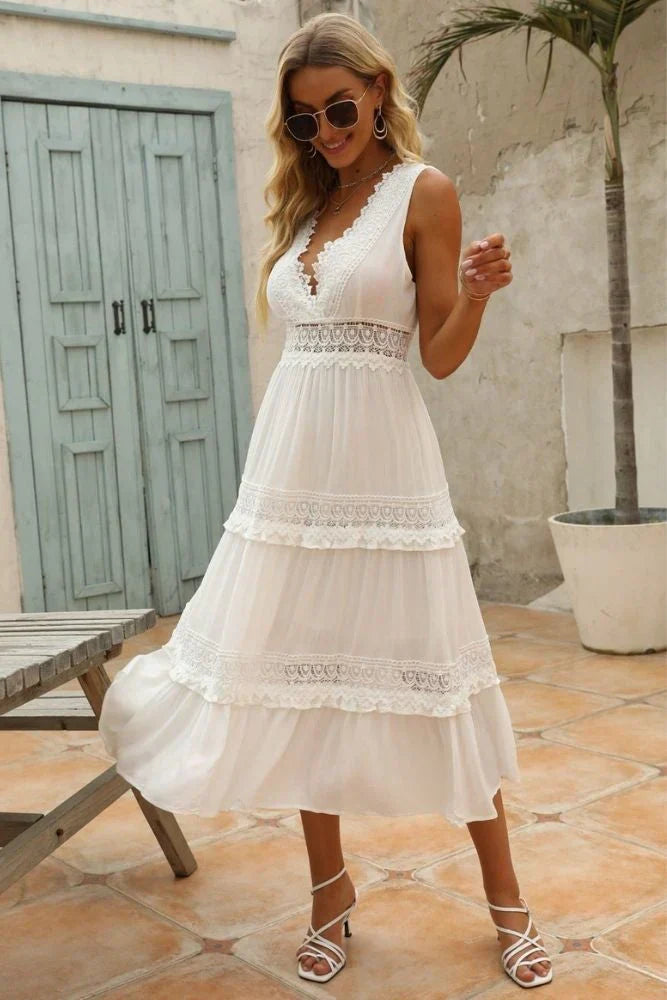 WW | Luftiges Boho Kleid Für Frauen