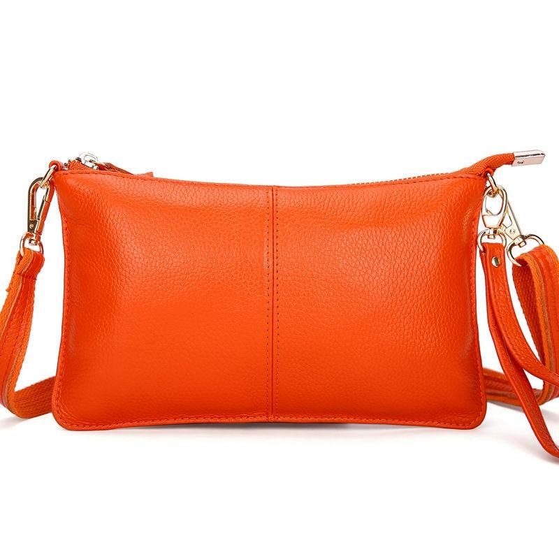 WW | Vintage Leather Handbag Orange