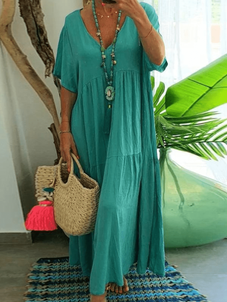 WW | Hübsches Kurzärmliges Kleid