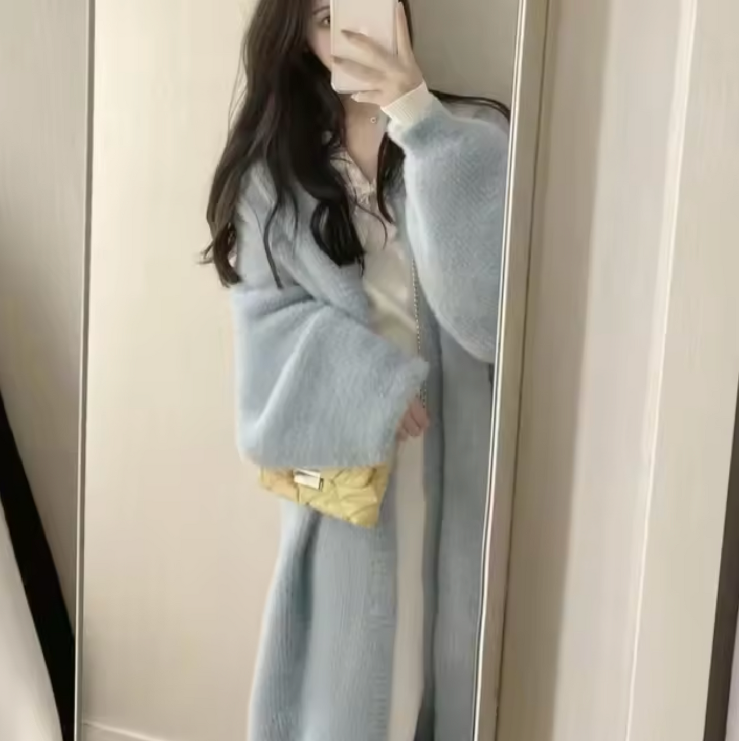 WW | Lange Strickjacke aus Kaschmir