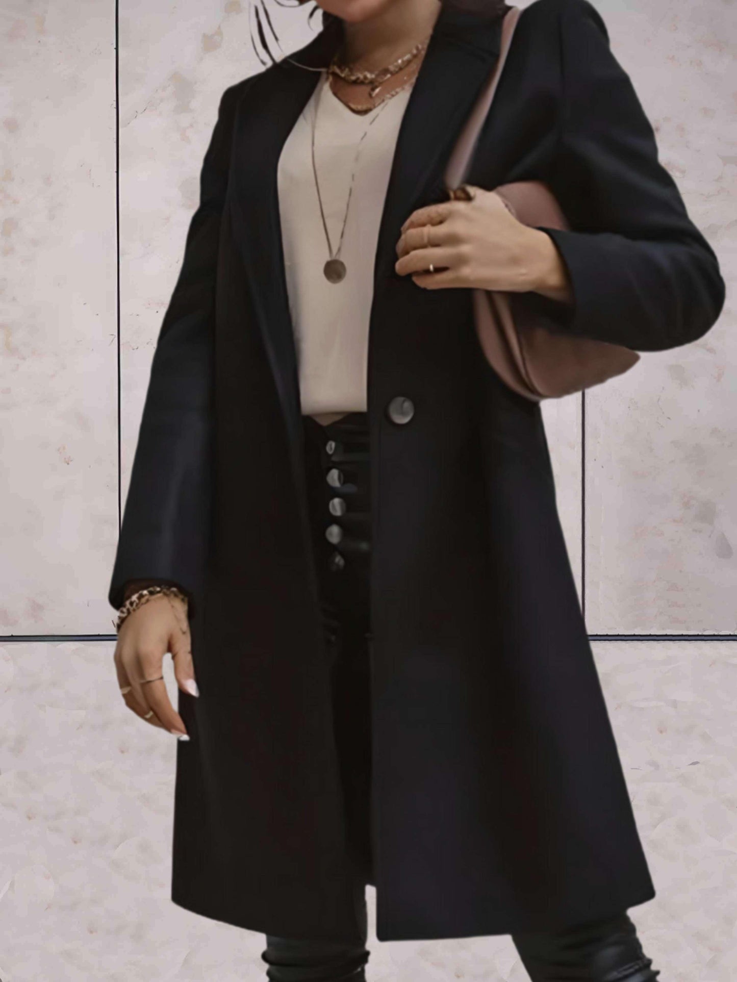 WW | Single-Breasted Women's Trench Coat