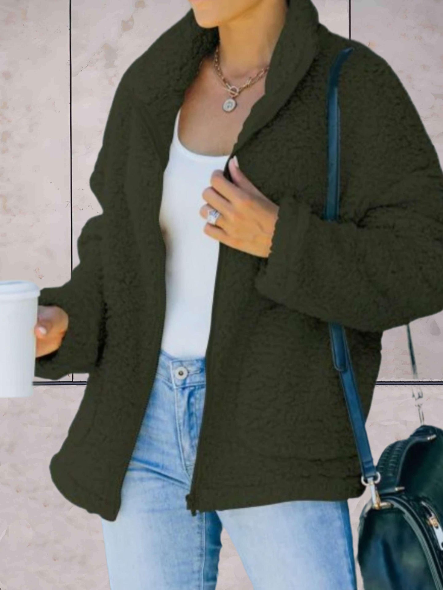 WW | Women's High-Neck Wool Jacket