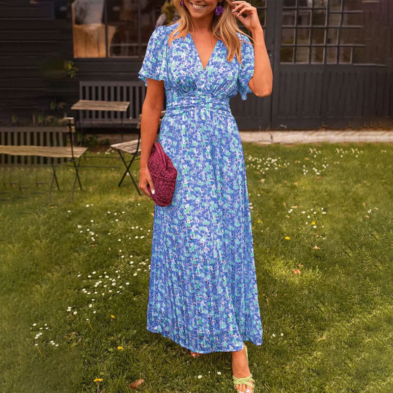Camilla | Floral V-neck Dress