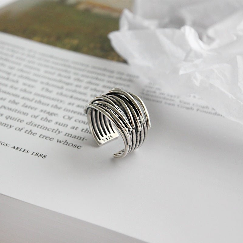 WW | Silver Adjustable Layered Ring