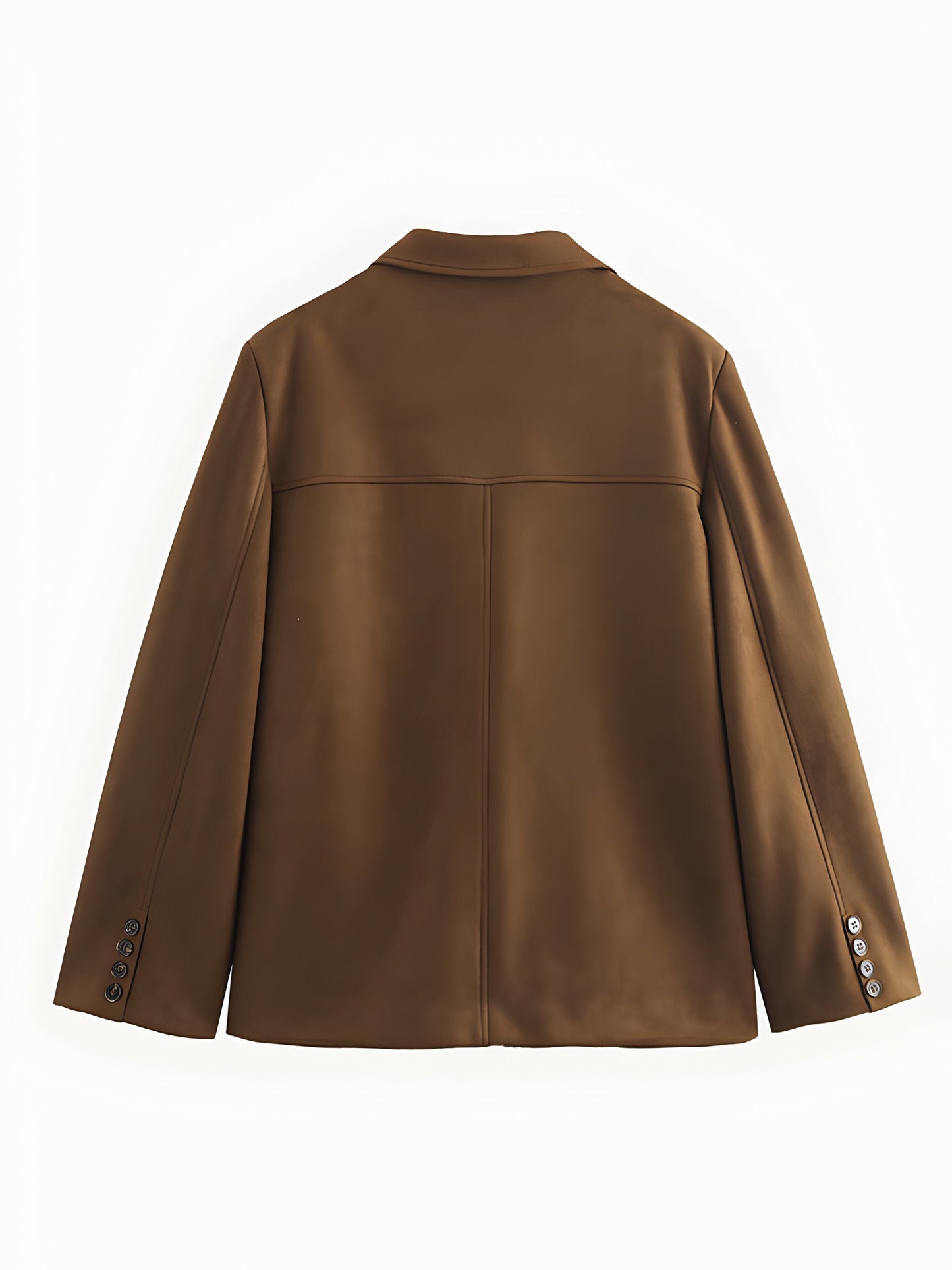 WW | Tailored fit Soft texture Lapel collar Hip length