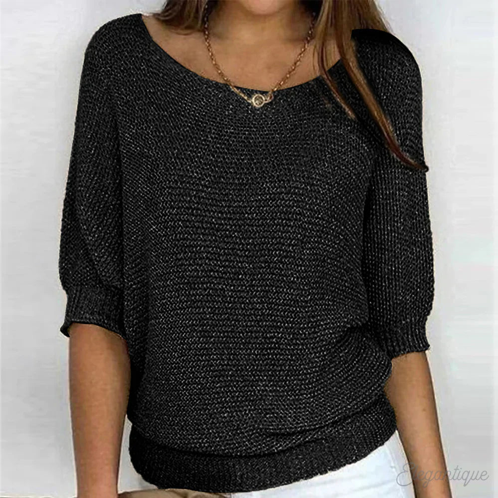 WW | Strick Lässig Damenpullover Bequemer Und Stylischer Pullover