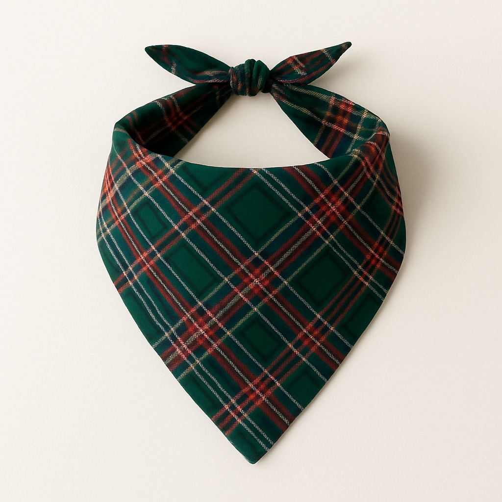 WW | Couple Green Red Plaid Button-Front Pajama Sets