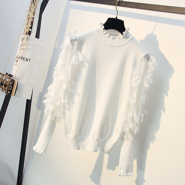 WW | Kragen Strickpullover