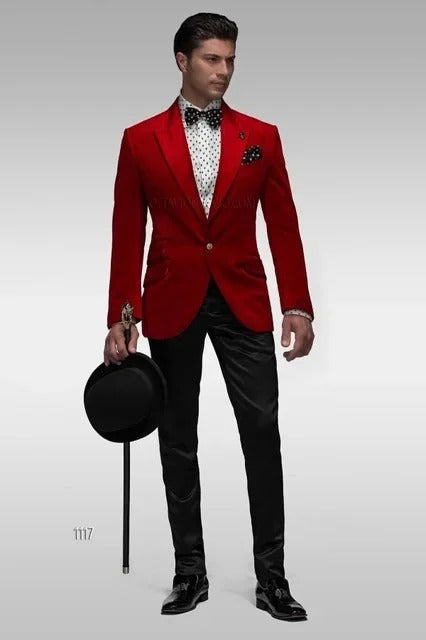 WW | Men's Slim Fit Summer Jacket with Contrasting Lapel