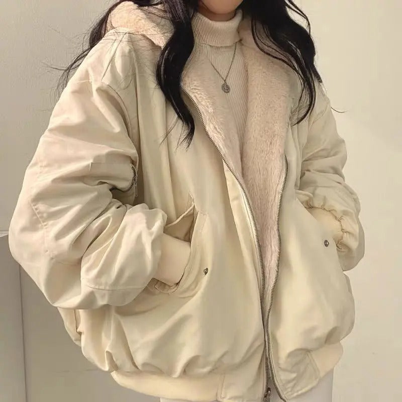 WW | Bequeme doppellagige Winterjacke im koreanischen Stil