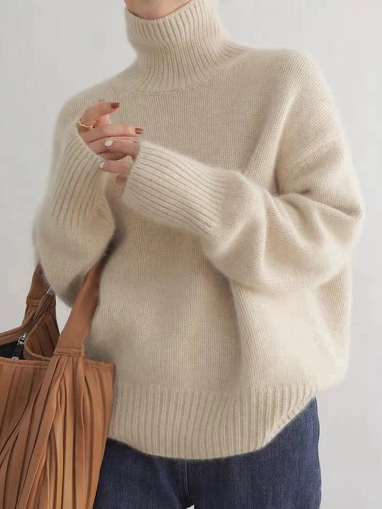 WW | Rollkragenpullover aus Merinowolle, warm und bequem
