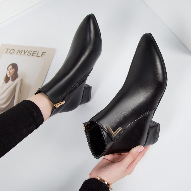 WW | Leather Ankle Boots