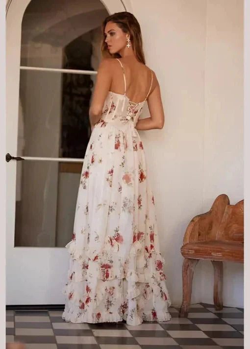 Esmee – Langes Blumenkleid